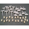 40 Clips / Tüllen Schwellerverkleidung W124 Coupe Cabrio A0019883681