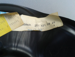 Ankerblech / Schutzblech vorne links ohne ABS W201 190E/D A2014210820