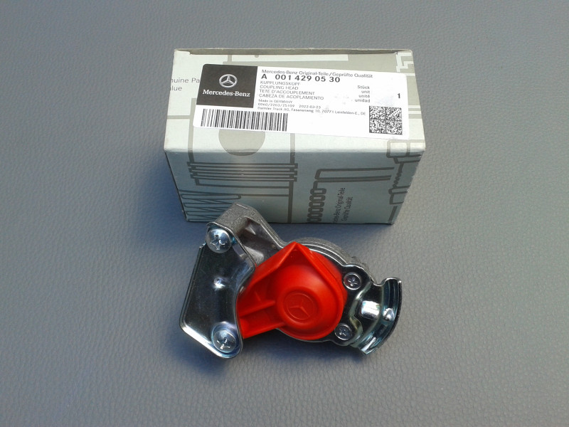 orig. Kupplungskopf rot Actros Vario Unimog 405 437, A0014290530