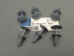 6x Spreizniet blaugrau NG Vario Unimog MB-trac A3819900392 5B22