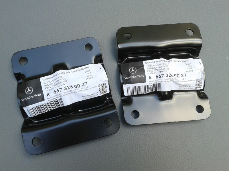 2x Zwischenstück Stabilisator HA Vario 507-814D A6673260027