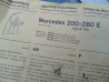 orig. Schmutzfänger hinten, weiß W123 Limousine