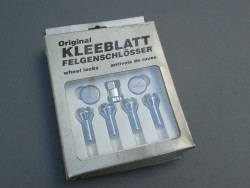 Kleeblatt Felgenschlösser M14x28mm, Kegelbund
