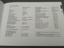 Zusatzanleitung W201 190E 2.5-16 EVOLUTION EVO 1