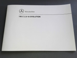 Zusatzanleitung W201 190E 2.5-16 EVOLUTION EVO 1