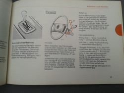 Betriebsanleitung W123 200D 240D 300D, Erstausgabe 1979