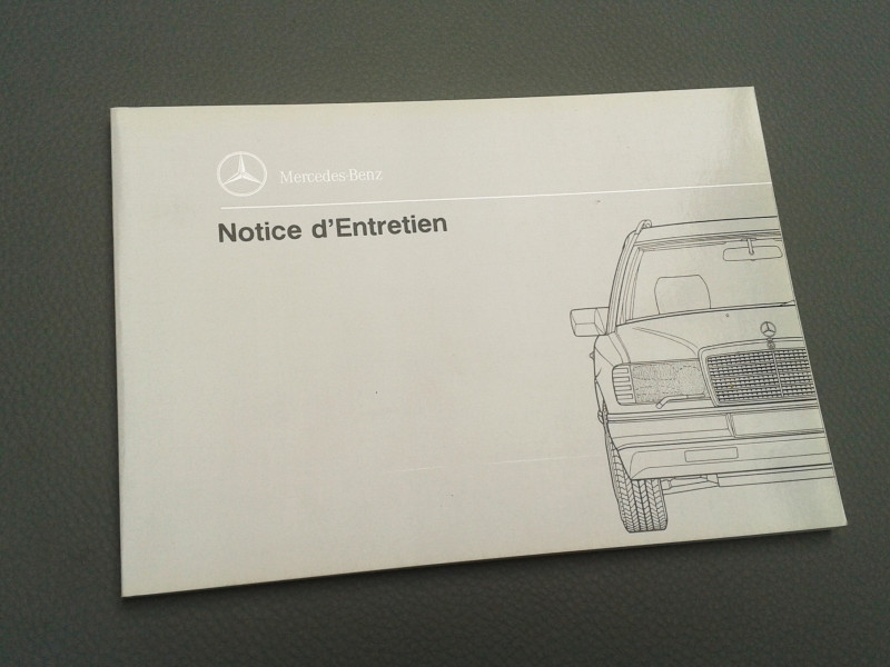 Betriebsanleitung / Notice d`Entretien S124 220 280 300 320 TE TD, französisch