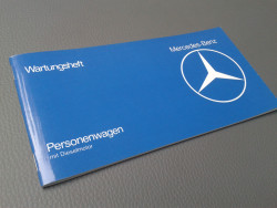 Wartungsheft W123 Diesel 200D 240D TD 300D TD