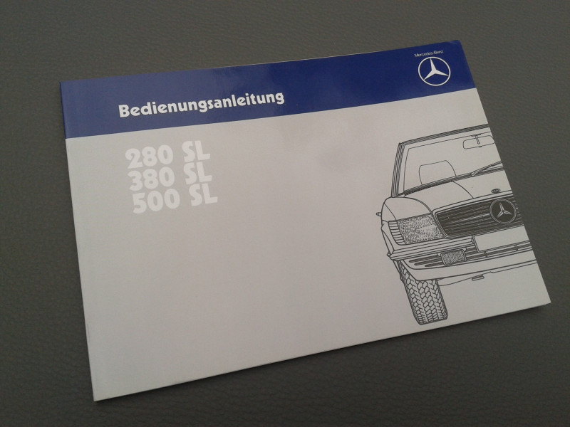 Betriebsanleitung R107 280SL 380SL 500SL