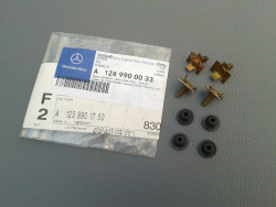 8x Schraube / Mutter für Sacco Beplankung W126 1. Serie A1269900033