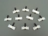 10x Clip / Federklammer Sacco Beplankung W124 S124 A124 C124 2. Serie A1249889478