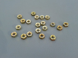 20x Mutter M6 Linksgewinde LH, gelbverzinkt, N000934006012