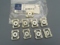 9x Clip / Klammer für Dachleisten ML M-Klasse W163 A0099884978