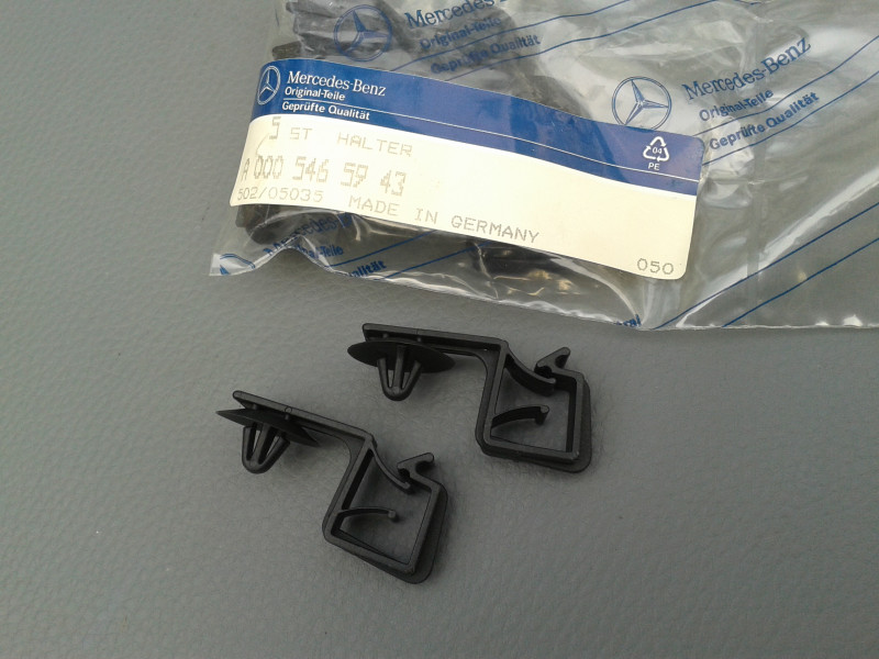 2x Kabelschelle / Leitungshalter mit Clip A0005465943