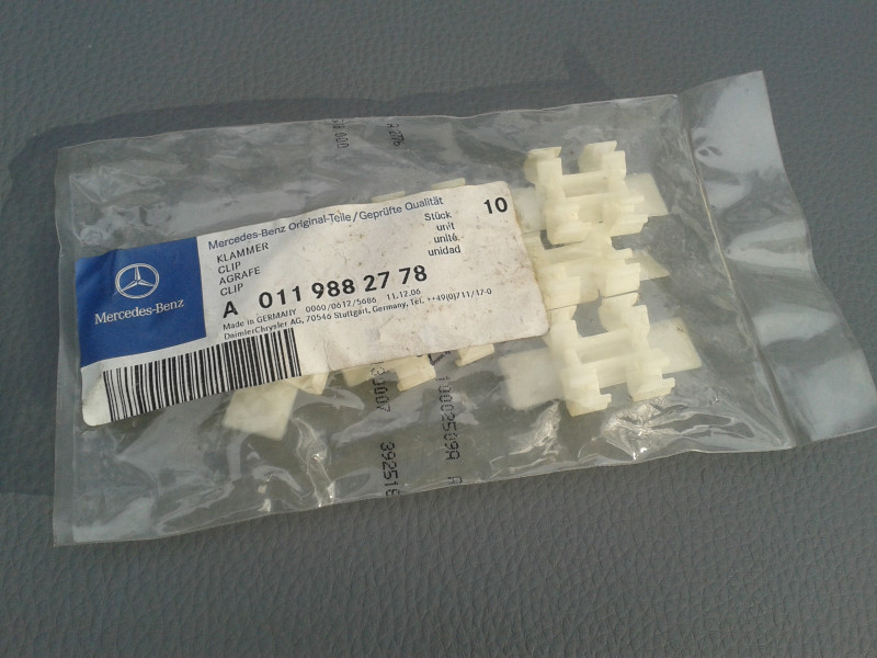 6x Klammer für Zierleisten W164 W203 W209 W251 A0119882778