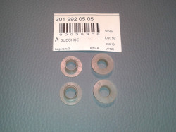 4x Buchse für Scharnierhebel an Motorhaube W201 A2019920505