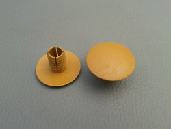 2x Stopfen / Abdeckkappe 35mm dattel safran R107 W116 W126 W123 W201 W124
