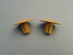 2x Stopfen / Abdeckkappe 35mm dattel safran R107 W116 W126 W123 W201 W124