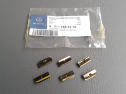6x Klammer für Stoßstange CLK W209 SL R230 A0119886978