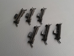 6x Klammer für Blende Seitenfenster CLK W208 A0099885078