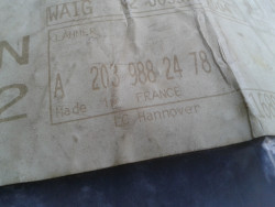 Klammer Panoramadach hi. rechts CL W203 Sportcoupe A2039882478