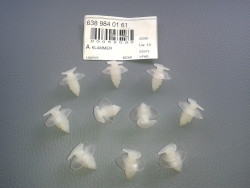 10x Niet / Klammer für Innenverkleidung Vito W638 A6389840161