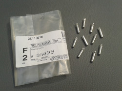 10x Pin / Kontaktstift / Lötkontakt für Steckergehäuse, RK4,  A0015453826