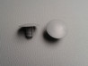 2x Stopfen / Abdeckkappe 35mm grau R107 W116 W126 W123 W201 W124