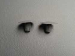 2x Stopfen / Abdeckkappe 35mm grau R107 W116 W126 W123 W201 W124