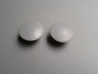 2x Stopfen / Abdeckkappe 35mm grau R107 W116 W126 W123 W201 W124