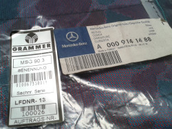 Sitzbezug Rückenlehne Actros MP1 Grammer A0009141488