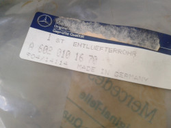 Entlüfterrohr Motorentlüftung E290 TD W210 Unimog A6020101670