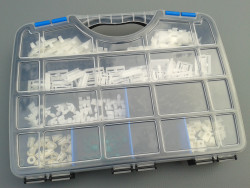 140 tlg. Sortimentsbox für SL R129 W129 bis 6/98, Clips Sacco + Schweller, NEU