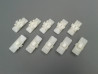 10x Clip Klammer W124 Coupe / Cabrio, C124 A124, R129 A0069887278
