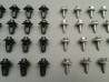 40x Dübel / Kombischraube für Schwellerverkleidung W124 R129 W140 A0009885225 A1249900801